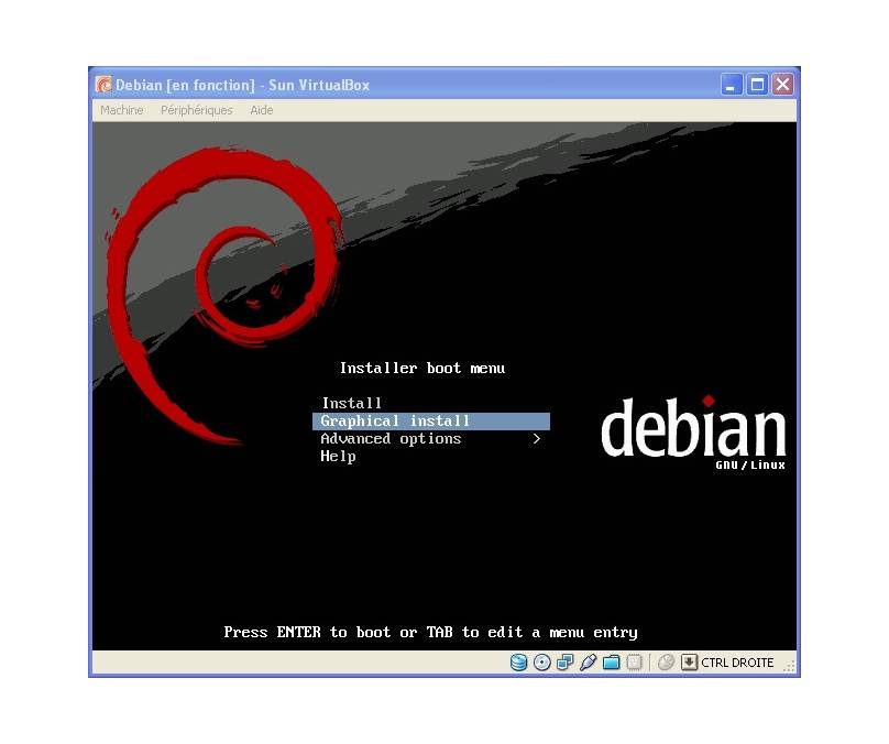 Installation Debian 5.0 (image non visible !)